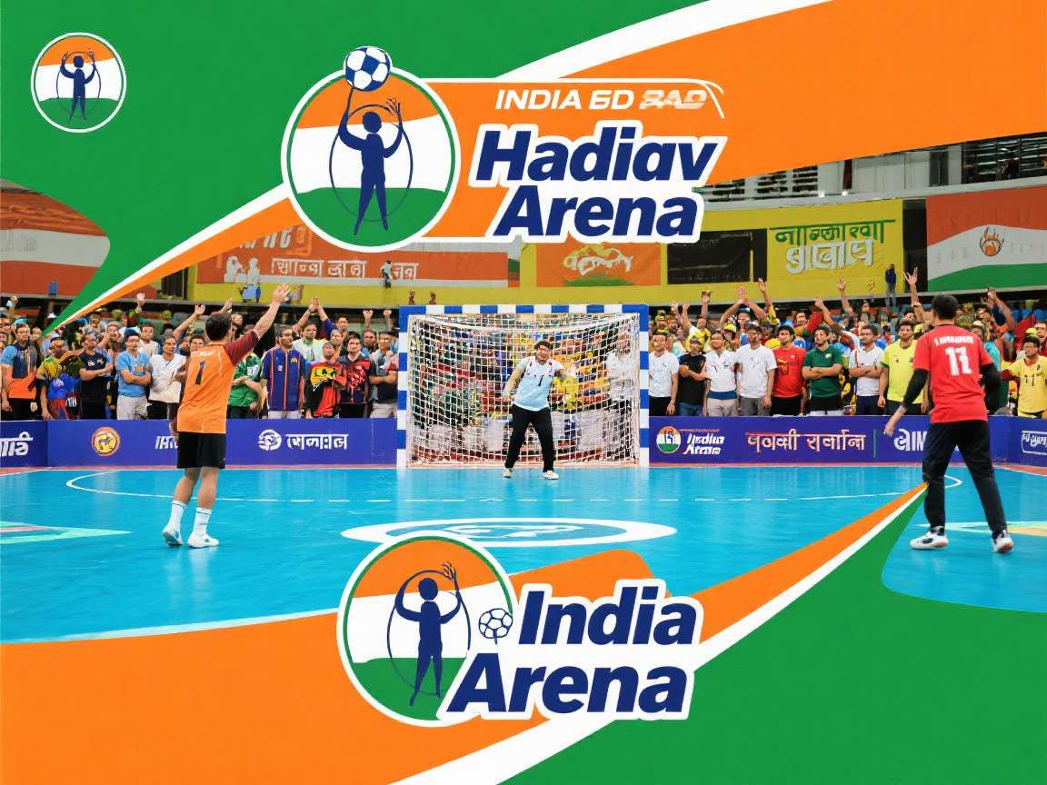 Indian Handball Arena - 75M+ downloads across India Indian Handball Arena download statistics map showing popularity across different states